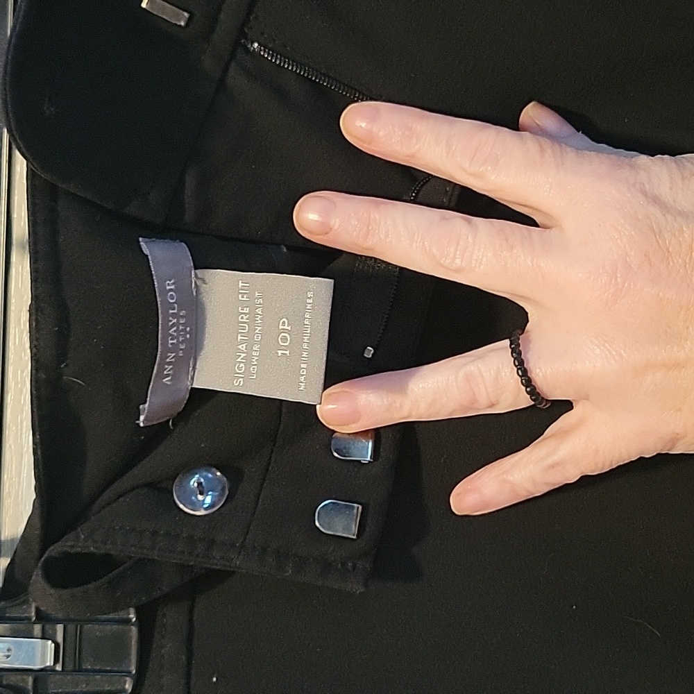 Black career pants